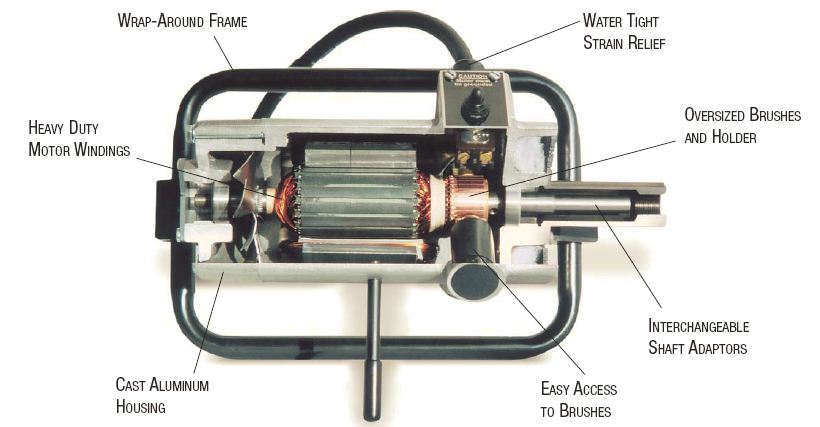 Vibration absorption electric vibrator